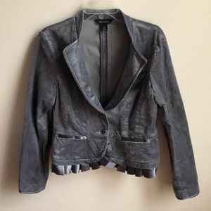 White House Black Market gray blazer